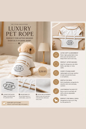 Luxury Pet Robe