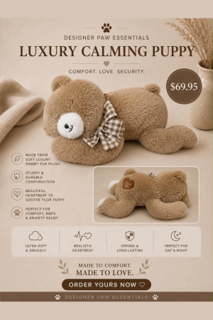 Luxury Calming Heartbeat Comfort Bear