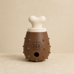Chicken Leg Interactive Treat Dispenser & Chew Toy