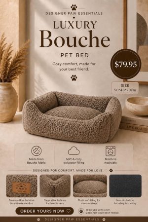 Luxury Bouclé Sherpa Bed
